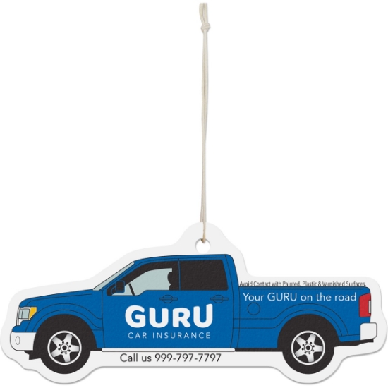 Custom Pickup Truck Shaped Air Fresheners with Logo WL1767