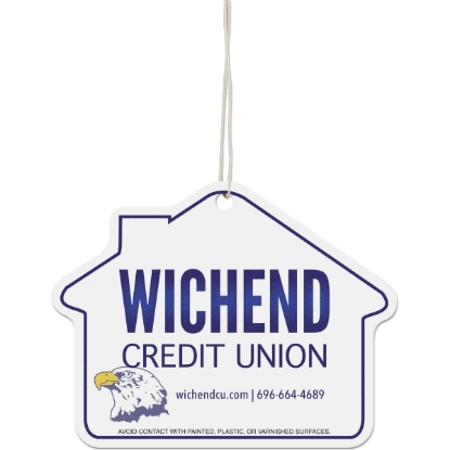 Custom House Shaped Air Fresheners with Logo WL1771