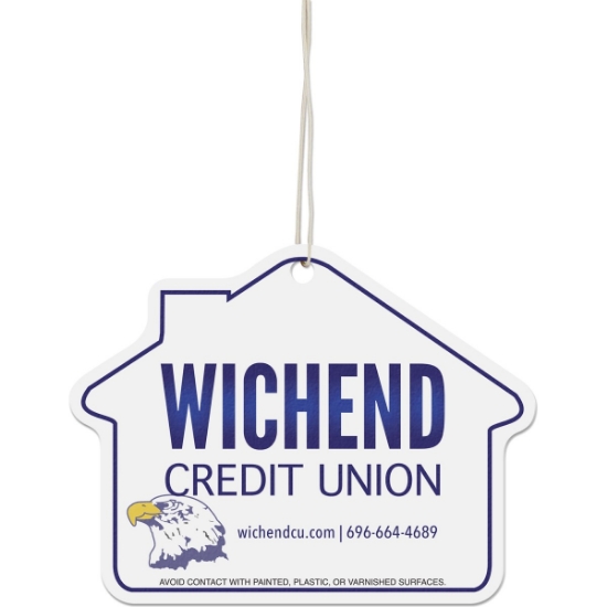 Custom House Shaped Air Fresheners with Logo WL1771
