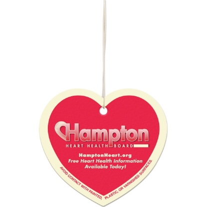 Custom Heart Shaped Air Fresheners with Logo WL1773