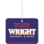 Custom Horizontal Rectangle (Round Corners) Shaped Air Fresheners with Logo WL1775