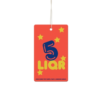 Custom Longer Vertical Rectangle (Round Corners) Shaped Air Fresheners with Logo WL1779