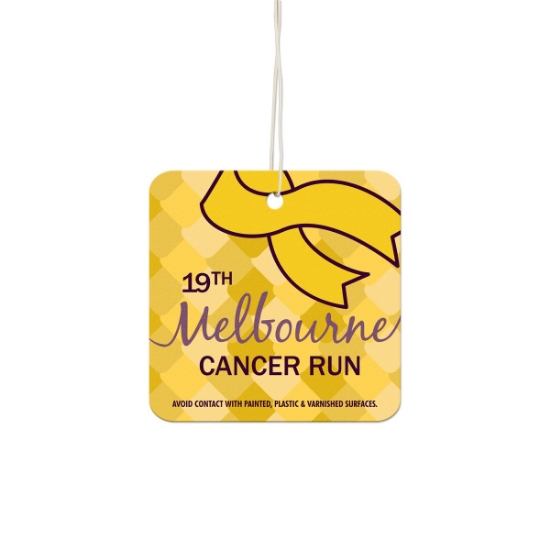 Custom Square (Round Corners) Shaped Air Fresheners with Logo WL1780