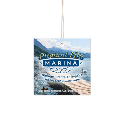 Custom Square (Square Corners) Shaped Air Fresheners with Logo WL1781