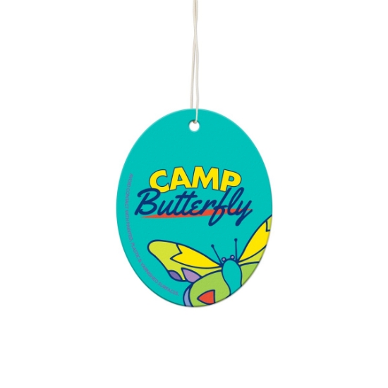 Custom Vertical Oval Shaped Air Fresheners with Logo WL1786