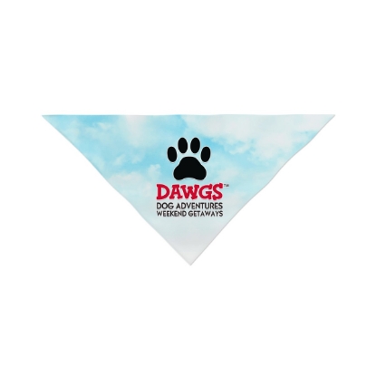 Custom Large Full Color Custom Dog Bandanas with Logo WL1794L