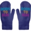 Custom Knitted Custom Jacquard Mittens with Logo WL1823