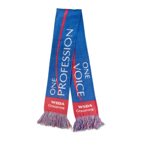 Custom Knitted Custom Jacquard Scarf with Logo WL1824