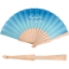 Custom Wood Foldout Fan with Logo WL1833