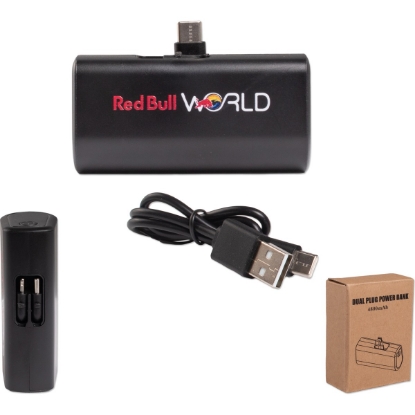 Custom Dual Plug Power Bank with Logo WL1909X