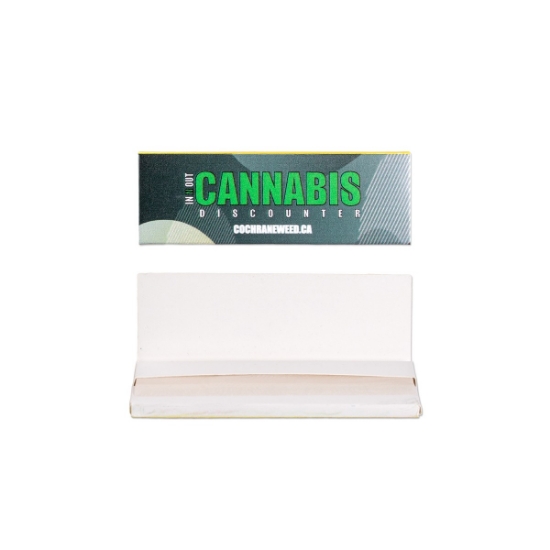 Custom 1 1/4 Rolling Papers- Quick Print Hemp with Logo WL1932X