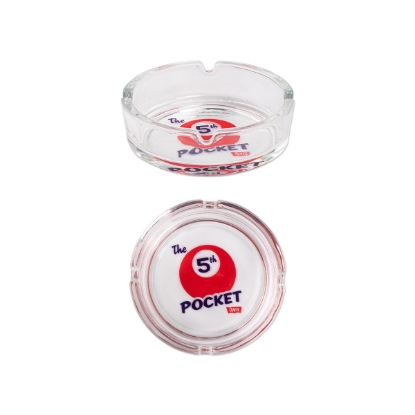 Custom Glass Ashtray with Logo WL1933X