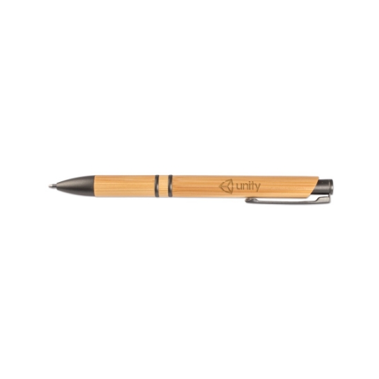 Custom 3 Part Bamboo Pen with Logo WL2096X