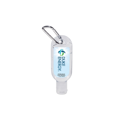 Custom 1 Oz. Hand Sanitizer with Carabiner with Logo WL2189X