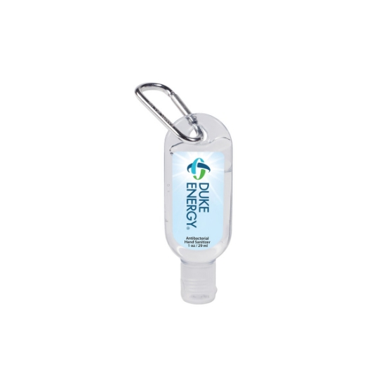 Custom 1 Oz. Hand Sanitizer with Carabiner with Logo WL2189X