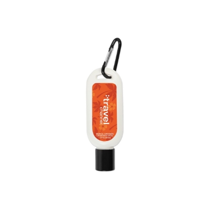 Custom 50 mL Sunscreen with Carabiner with Logo WL2202X