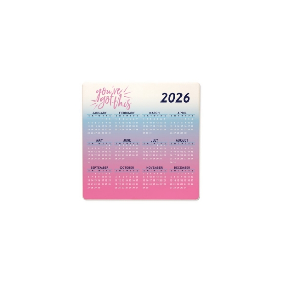 Custom Calendar Stone Coaster with Logo WL2212X
