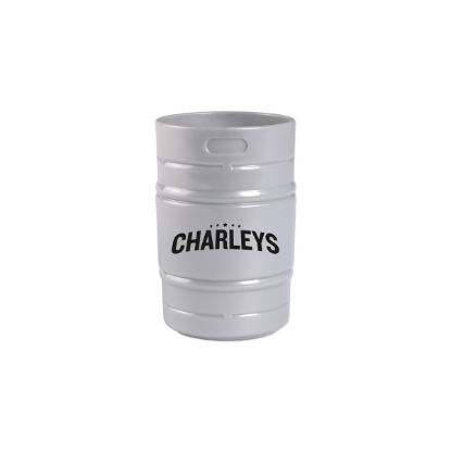 Custom 5 Oz Plastic Metallic Silver Beer Key Shaped Sampling Cup with Logo WL2239X