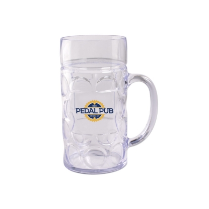 Custom 1/2 Liter Plastic German Style Oktoberfest Beet Mug with Handle with Logo WL2241X