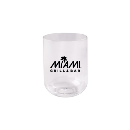 Custom 12 Oz Stemless Plastic Wine Tumbler with Logo WL2245X