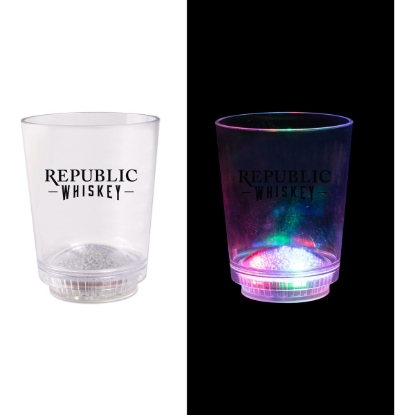 Custom 12 Oz 3 Light Plastic Rocks Cup with Logo WL2254X