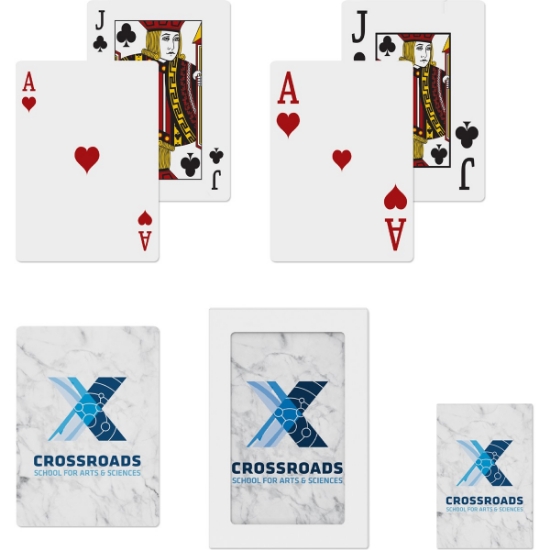 Custom USA Made Playing Cards- Custom Backs with Logo WL2278