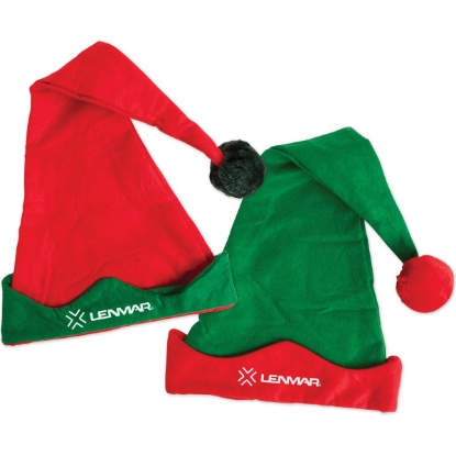 Custom Elf Hats w/ Pom Pom with Logo WL748X