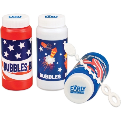 Custom Patriotic Bubbles - 4 Oz. with Logo WL966X