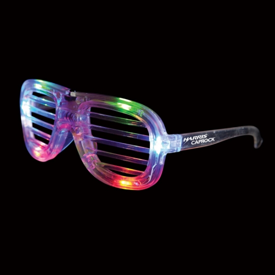 Custom LED Slotted Glasses with Logo WP900X