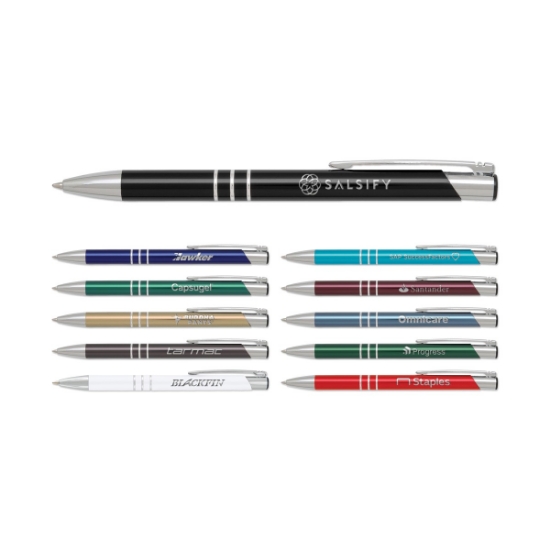 Custom Delane Laser Engraved Metal Pen with Logo APEN1