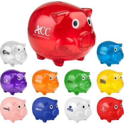 Custom Classic Piggy Bank with Logo BNKCPB