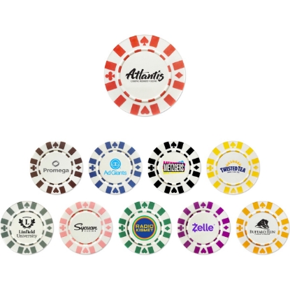 Custom Ceramic Poker Chip with Logo CERPKR