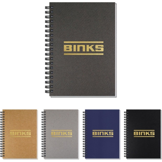 Custom 7 x 10 Recycled Journal (100 pages) with Logo DLNOTE8