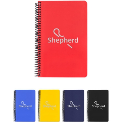 Custom 5 1/4 x 8 1/4 Academic Weekly Calendar with Logo DLNOTE9