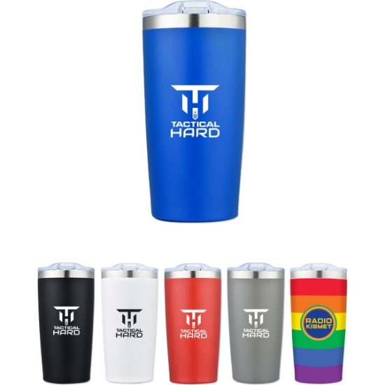 Custom 20 Oz. Double Wall Vacuum Tumbler with Logo DRK2