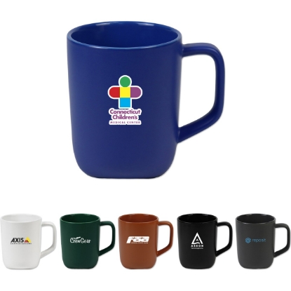Custom 18 Oz. Ceramic Mug with Logo DRK36