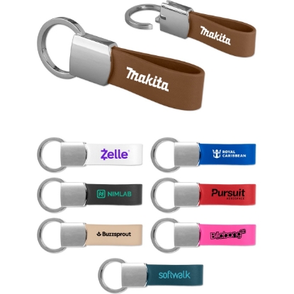 Custom Pull N Twist Strap Keychain with Logo HLPTKC