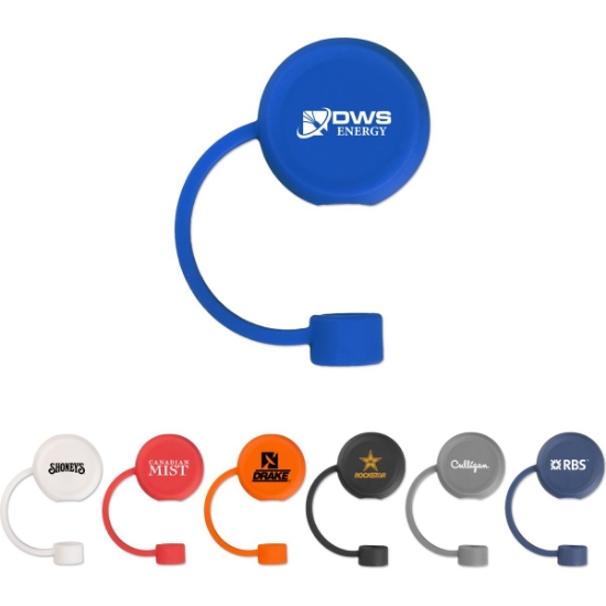 Custom Round Straw Covers with Logo HLRNST