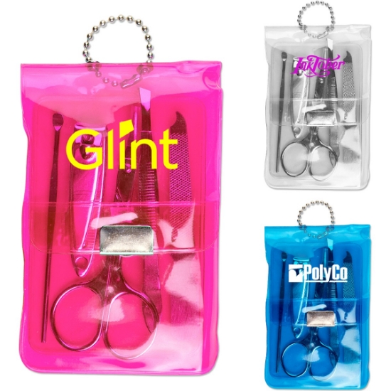 Custom Manicure Set in Pouch with Logo NAIL2