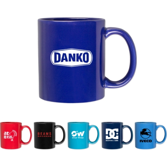Custom 11 Oz. Coffee Mug with Logo NCDRK1