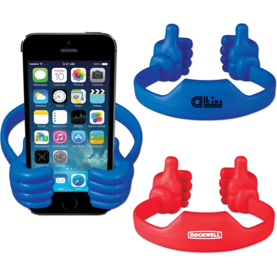 Custom Thumbs Up Phone Holder with Logo PHN4