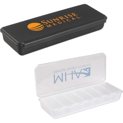 Custom 7 Day Pill Box with Logo PILLBX1