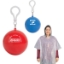 Custom Rain Poncho in Ball Keychain with Logo PONBKC