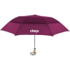 Promotional The Compact Vented Umbrella Burgundy Red/White SBFGUM