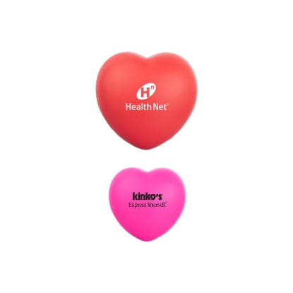 Custom Heart Shaped Stress Ball with Logo STSHRT