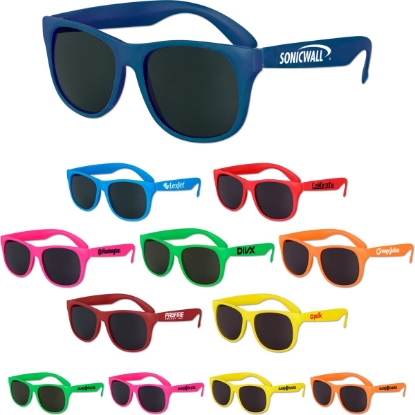 Custom Solid Color Classic Sunglasses with Logo SUNSCL