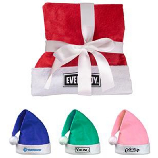 Custom Sweet Treat Filled Santa Hat with Logo SWTHAT