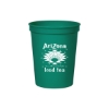 Promotional 16 Oz. Smooth Colored Stadium Cup Green TDRK2