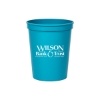 Promotional 16 Oz. Smooth Colored Stadium Cup Teal Blue TDRK2
