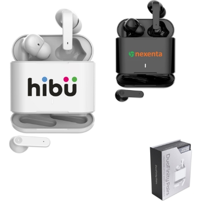 Custom Duofinity Pairs Non-Interrupted Wireless Earbuds with Logo TECH4